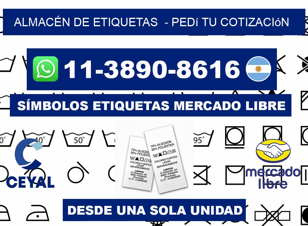 ALMACÉN DE ETIQUETAS  - Pedí tu cotización