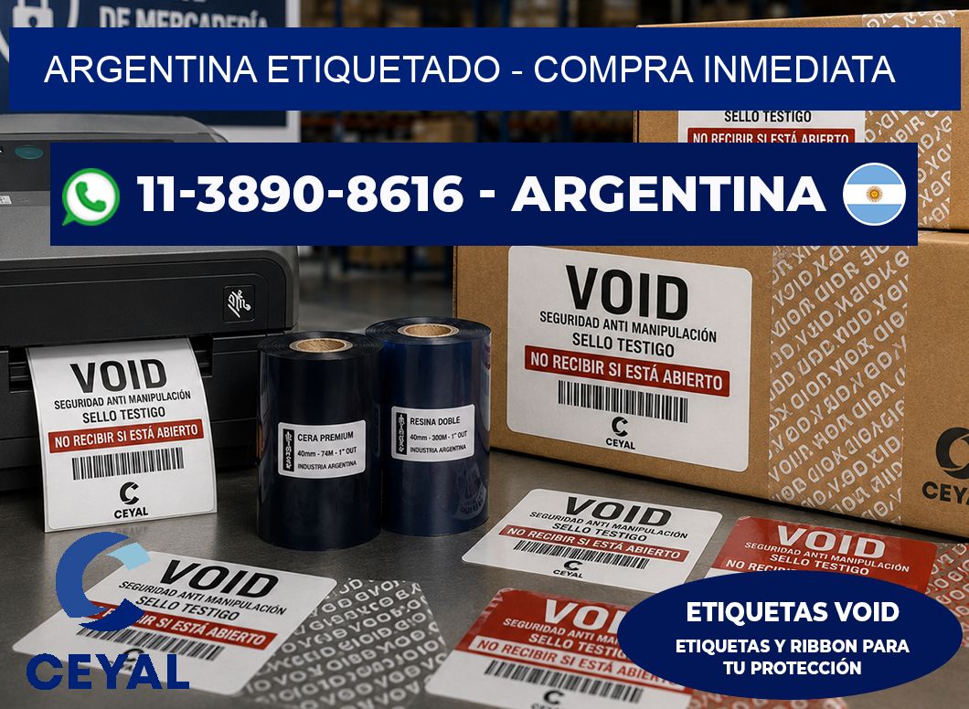 ARGENTINA ETIQUETADO - Compra inmediata