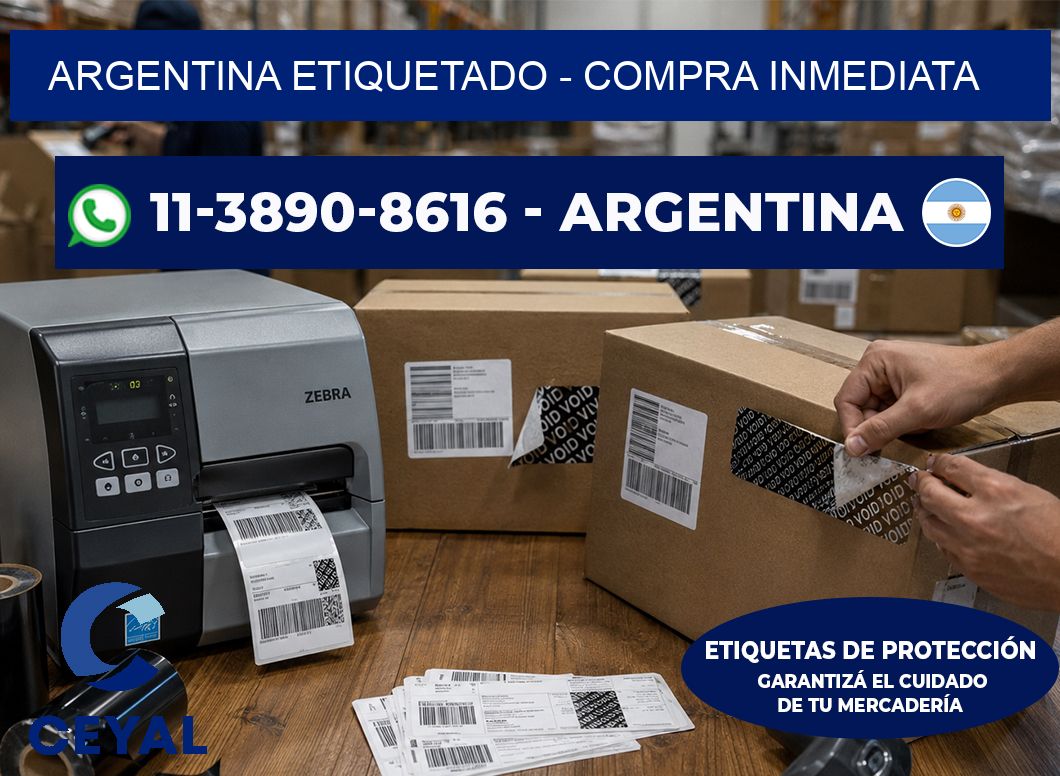 ARGENTINA ETIQUETADO - Compra inmediata