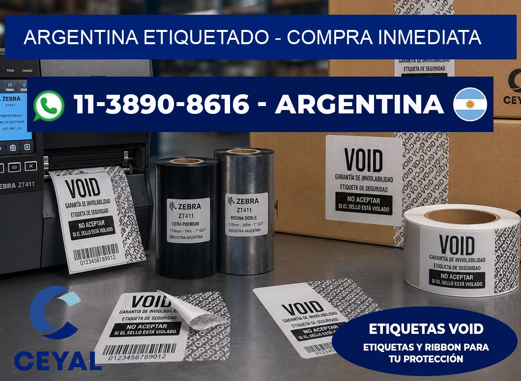 ARGENTINA ETIQUETADO - Compra inmediata