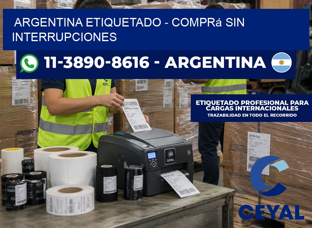ARGENTINA ETIQUETADO - Comprá sin interrupciones