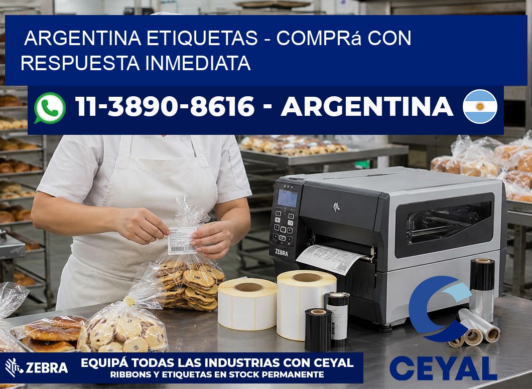 ARGENTINA ETIQUETAS - Comprá con respuesta inmediata