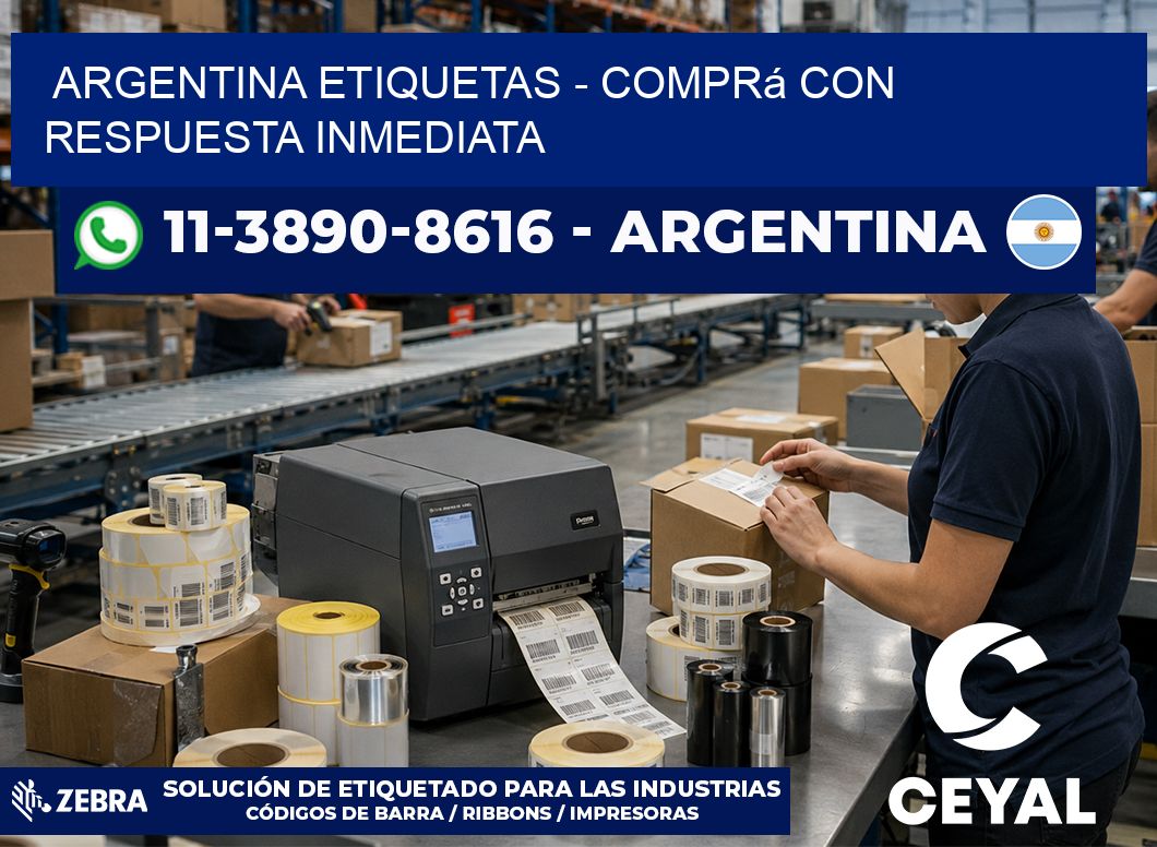 ARGENTINA ETIQUETAS - Comprá con respuesta inmediata