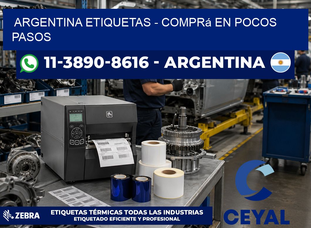 ARGENTINA ETIQUETAS - Comprá en pocos pasos