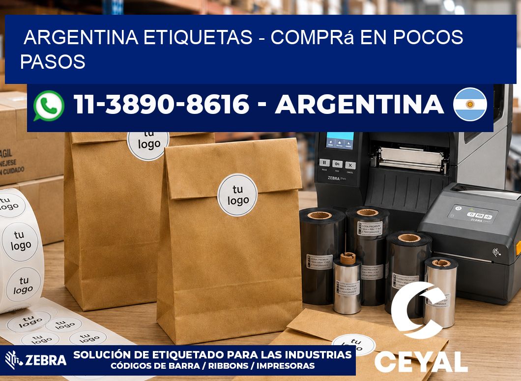 ARGENTINA ETIQUETAS - Comprá en pocos pasos