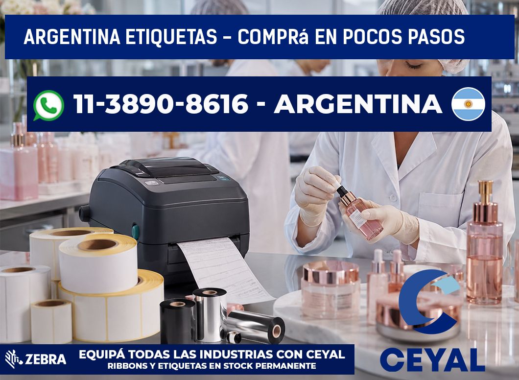 ARGENTINA ETIQUETAS - Comprá en pocos pasos