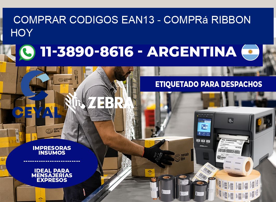 COMPRAR CODIGOS EAN13 - Comprá ribbon hoy