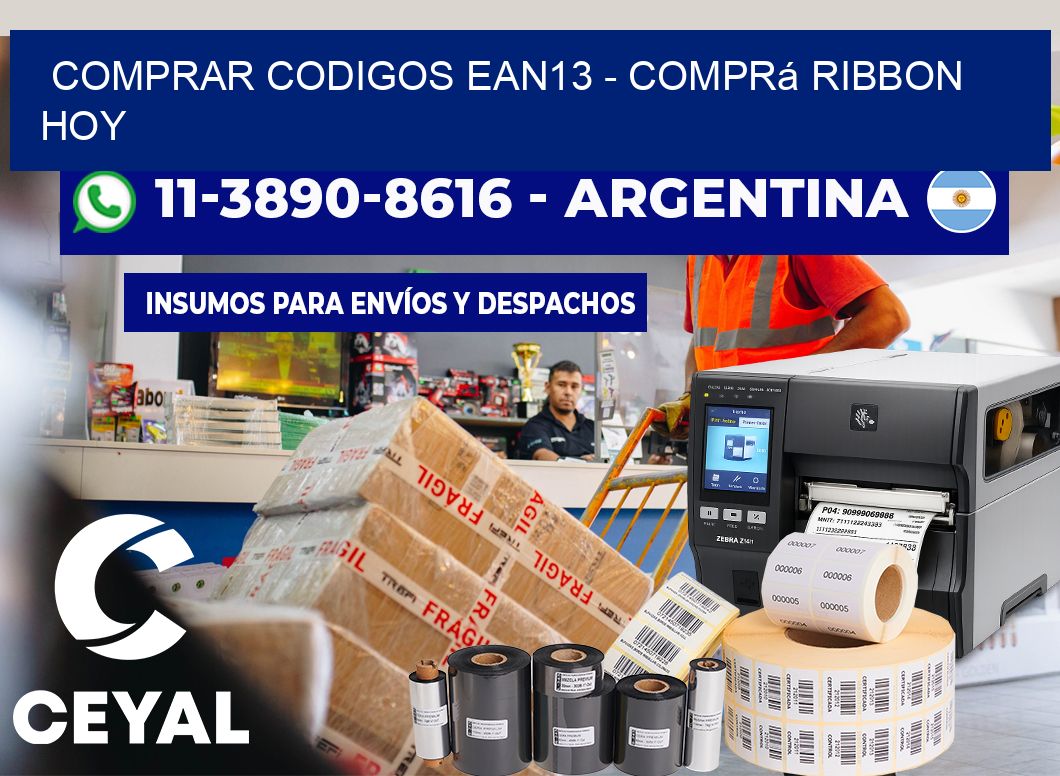 COMPRAR CODIGOS EAN13 - Comprá ribbon hoy