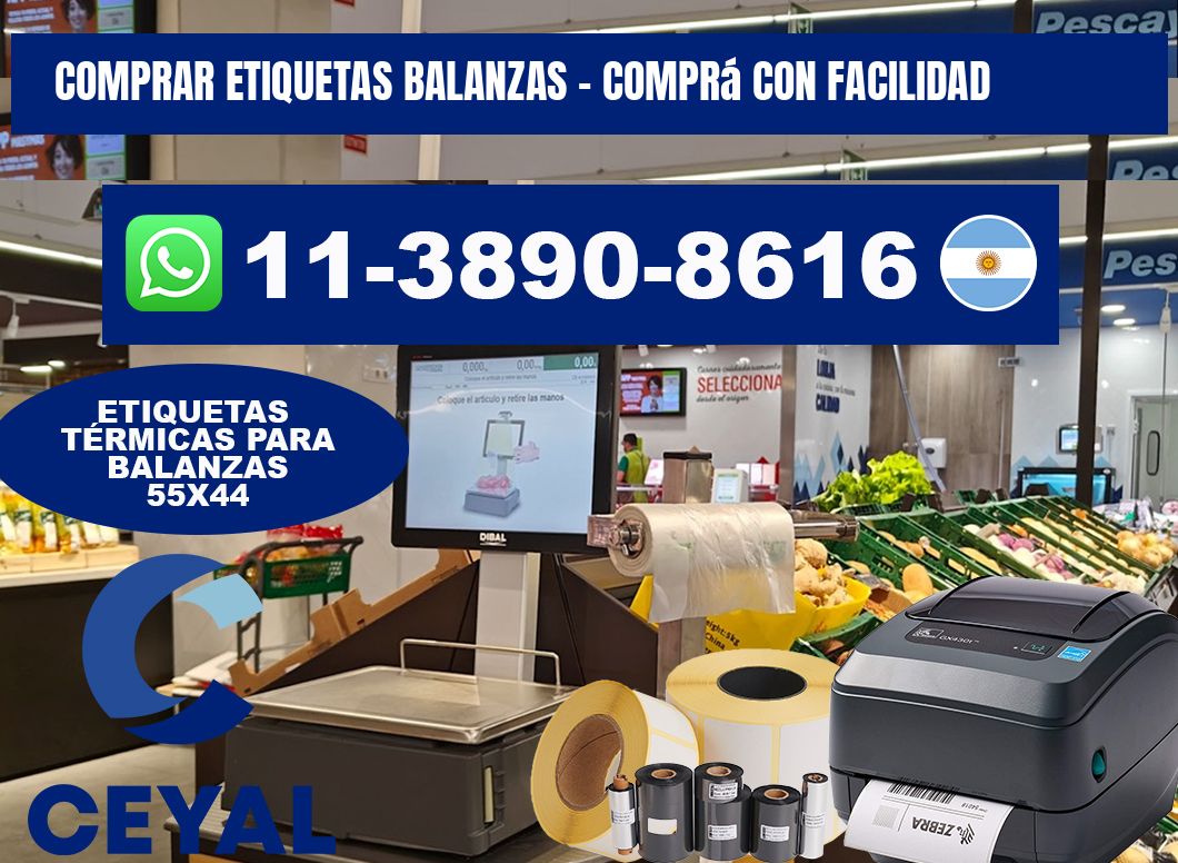 COMPRAR ETIQUETAS BALANZAS - Comprá con facilidad
