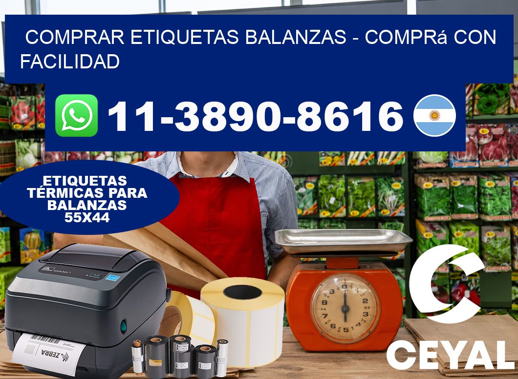 COMPRAR ETIQUETAS BALANZAS - Comprá con facilidad