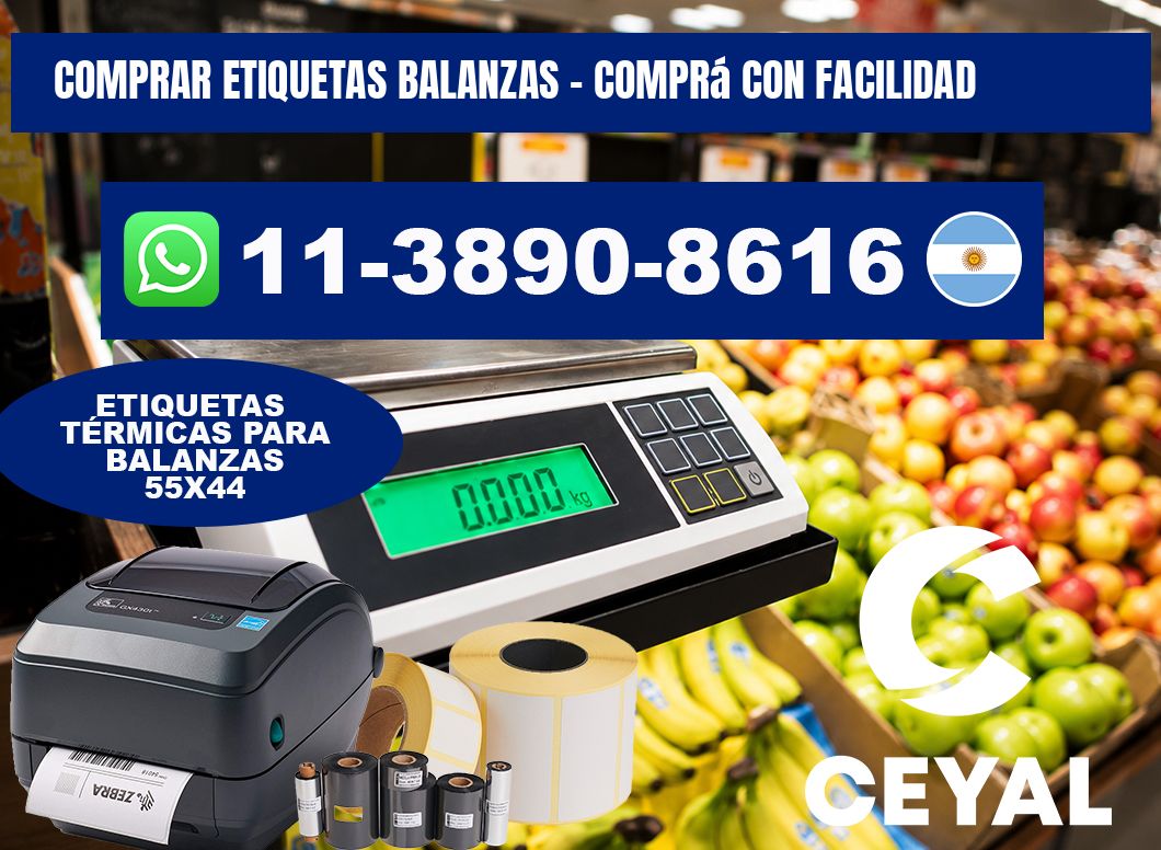 COMPRAR ETIQUETAS BALANZAS - Comprá con facilidad