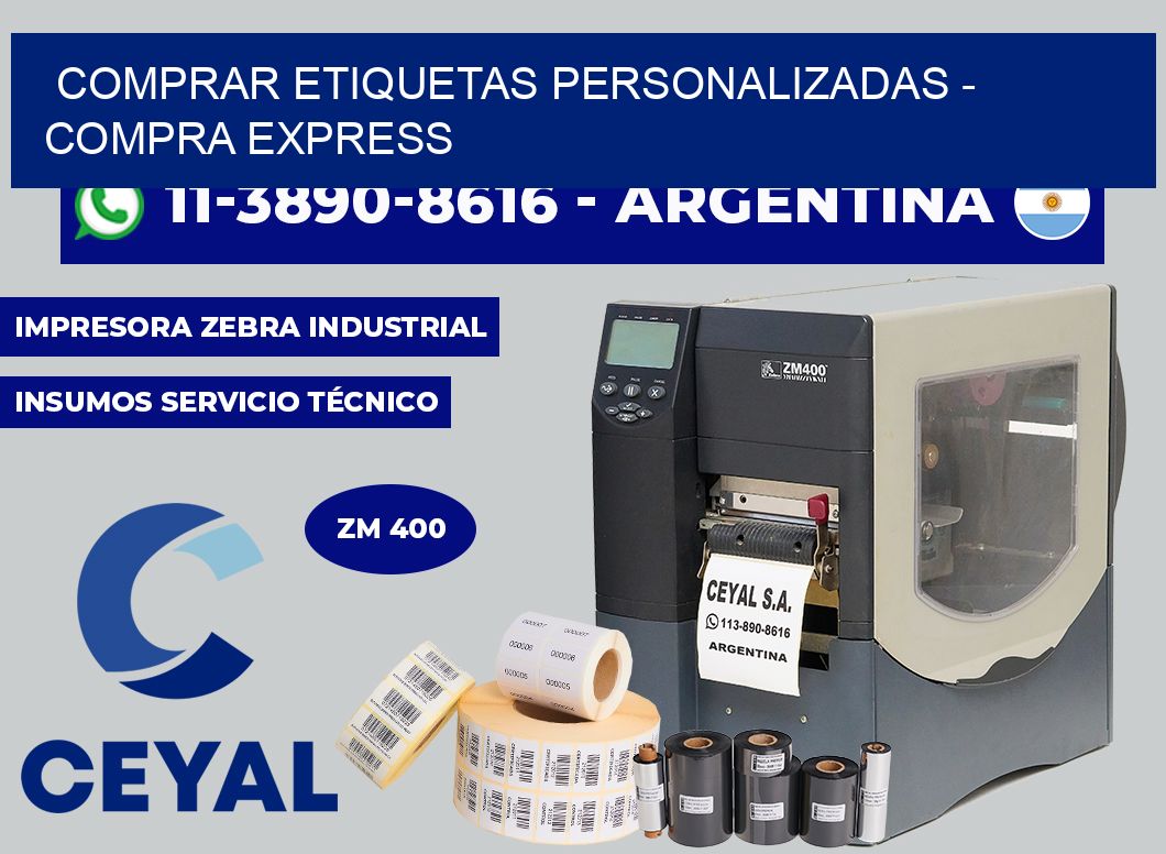 COMPRAR ETIQUETAS PERSONALIZADAS - Compra express