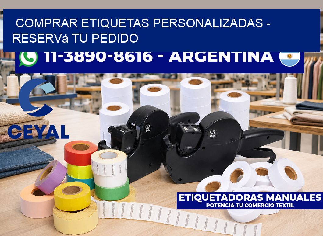 COMPRAR ETIQUETAS PERSONALIZADAS - Reservá tu pedido