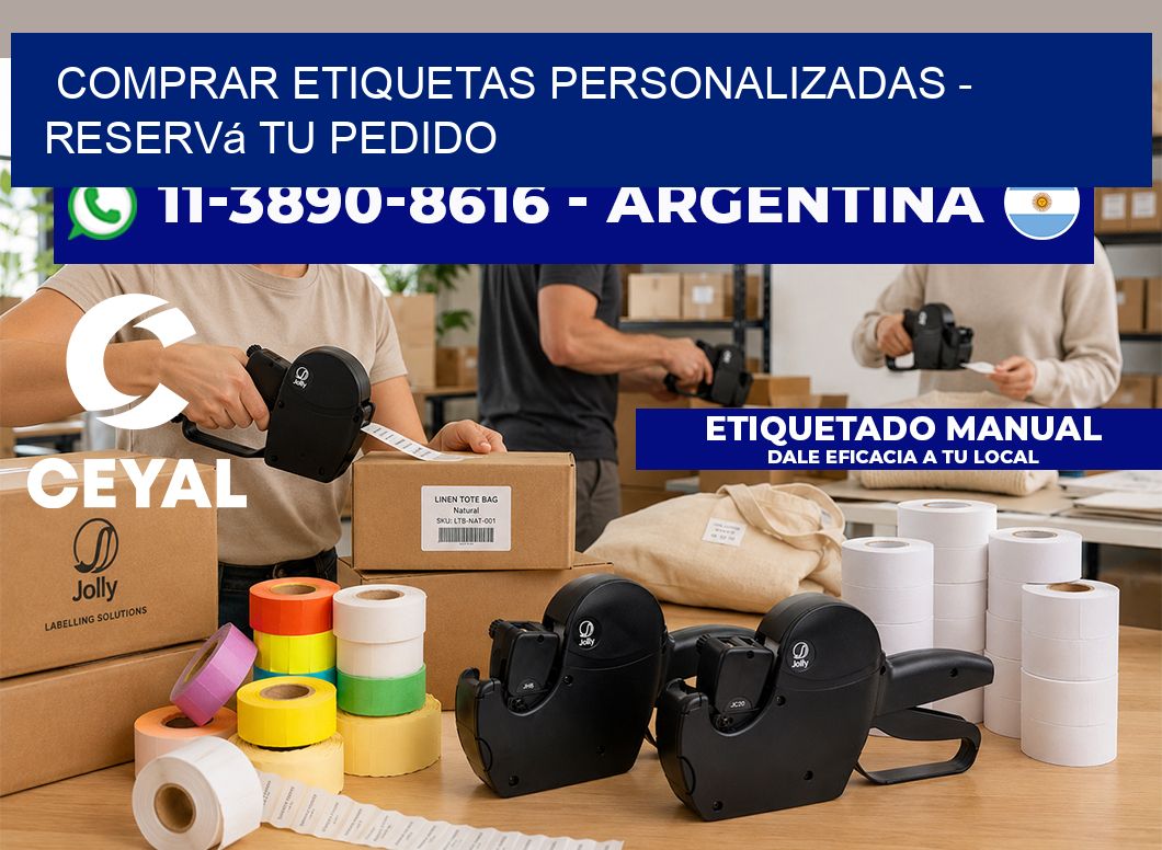 COMPRAR ETIQUETAS PERSONALIZADAS - Reservá tu pedido