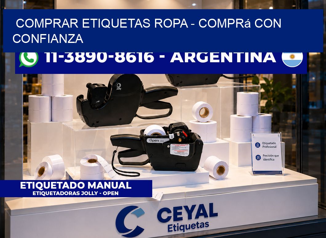 COMPRAR ETIQUETAS ROPA - Comprá con confianza