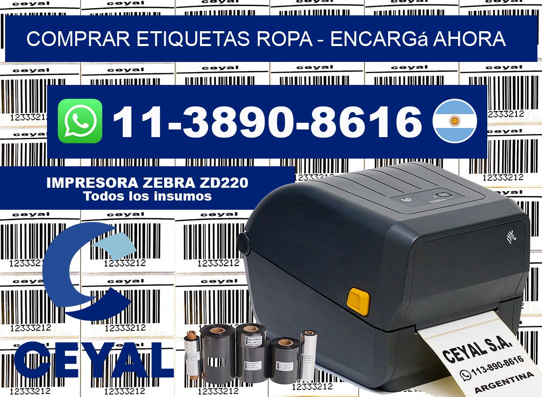 COMPRAR ETIQUETAS ROPA - Encargá ahora