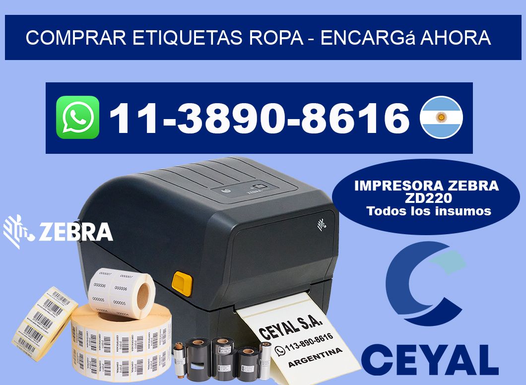 COMPRAR ETIQUETAS ROPA - Encargá ahora