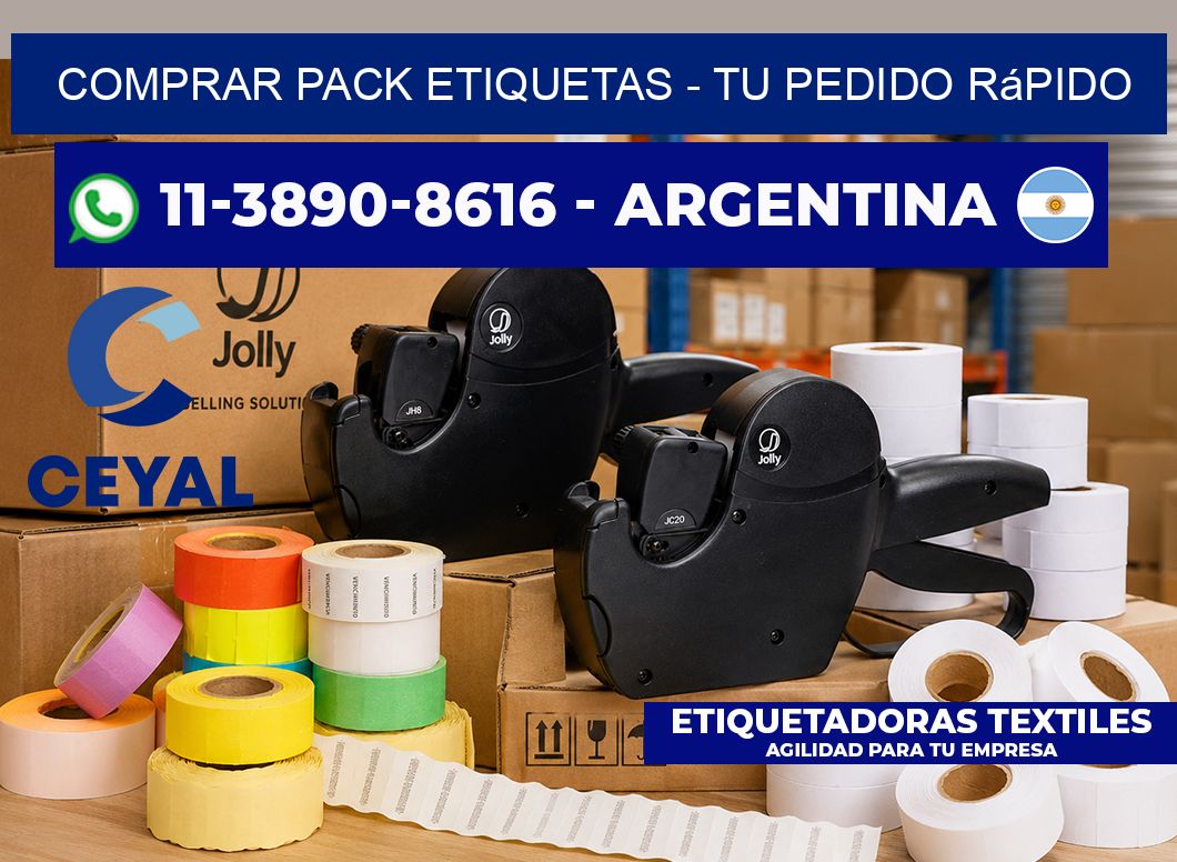 COMPRAR PACK ETIQUETAS - Tu pedido rápido