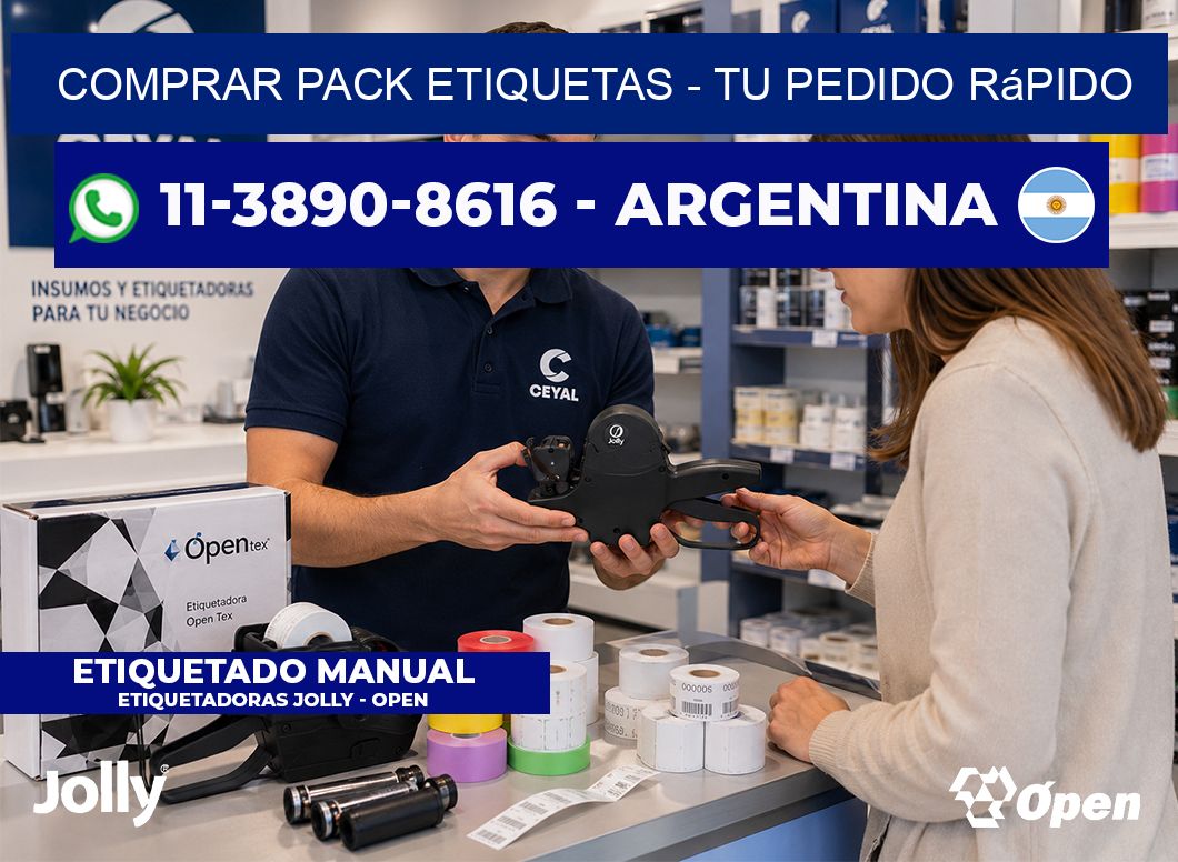 COMPRAR PACK ETIQUETAS - Tu pedido rápido