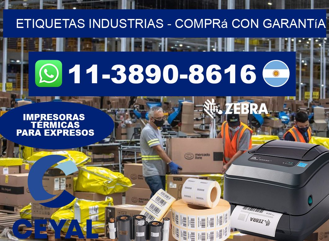 ETIQUETAS INDUSTRIAS - Comprá con garantía
