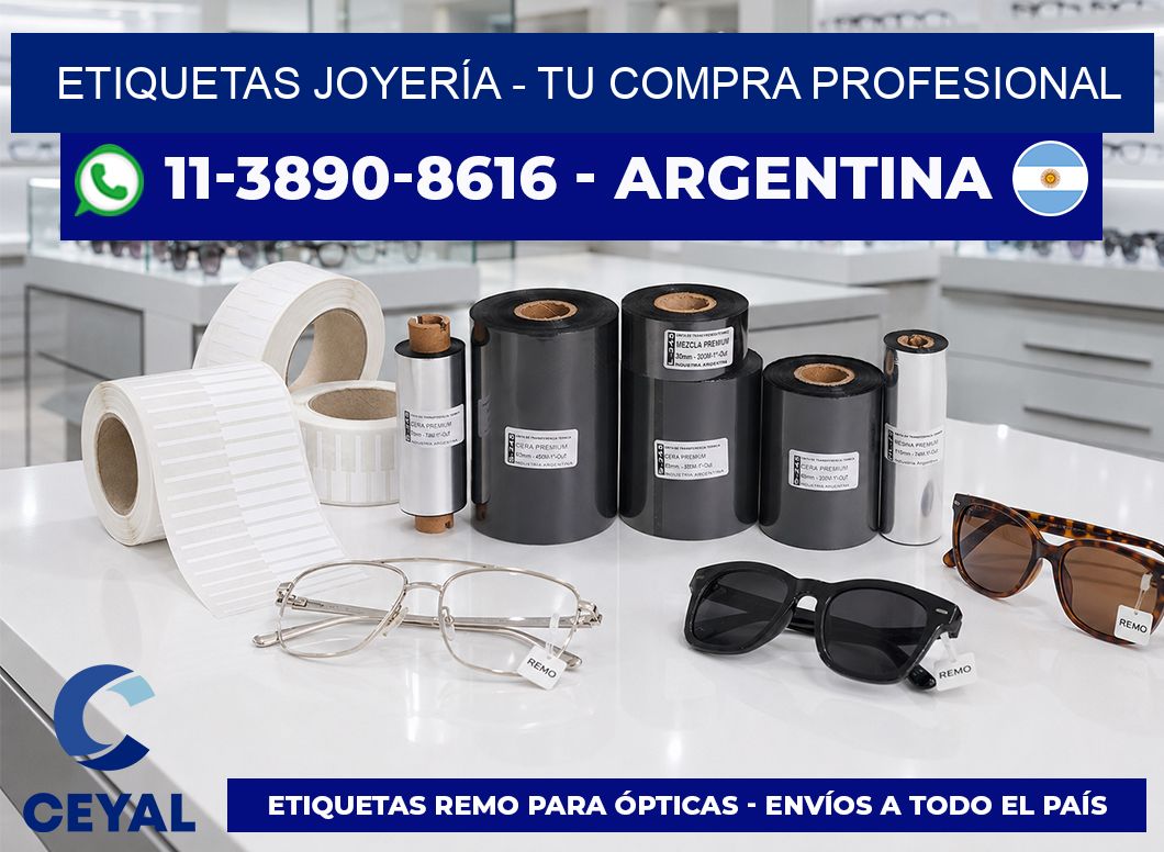 ETIQUETAS JOYERÍA - Tu compra profesional