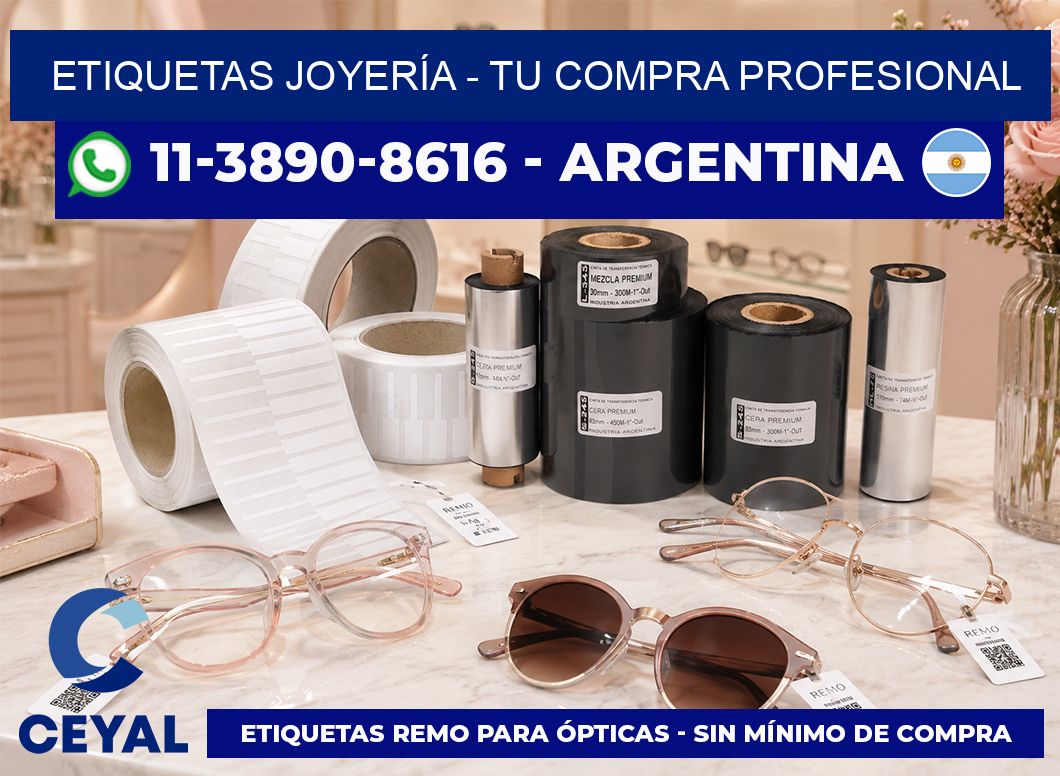 ETIQUETAS JOYERÍA - Tu compra profesional