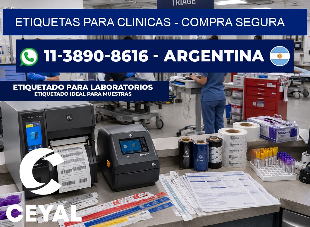 ETIQUETAS PARA CLINICAS - Compra segura