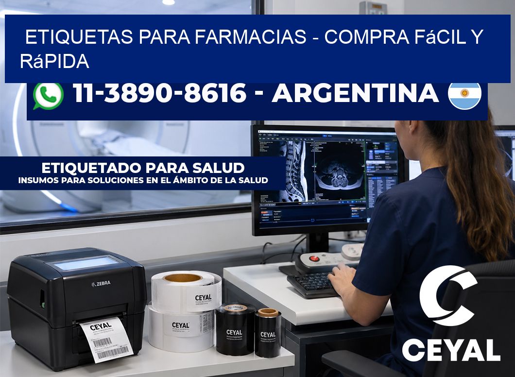 ETIQUETAS PARA FARMACIAS - Compra fácil y rápida