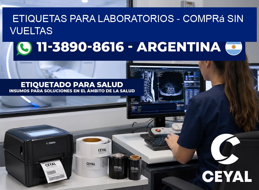 ETIQUETAS PARA LABORATORIOS - Comprá sin vueltas