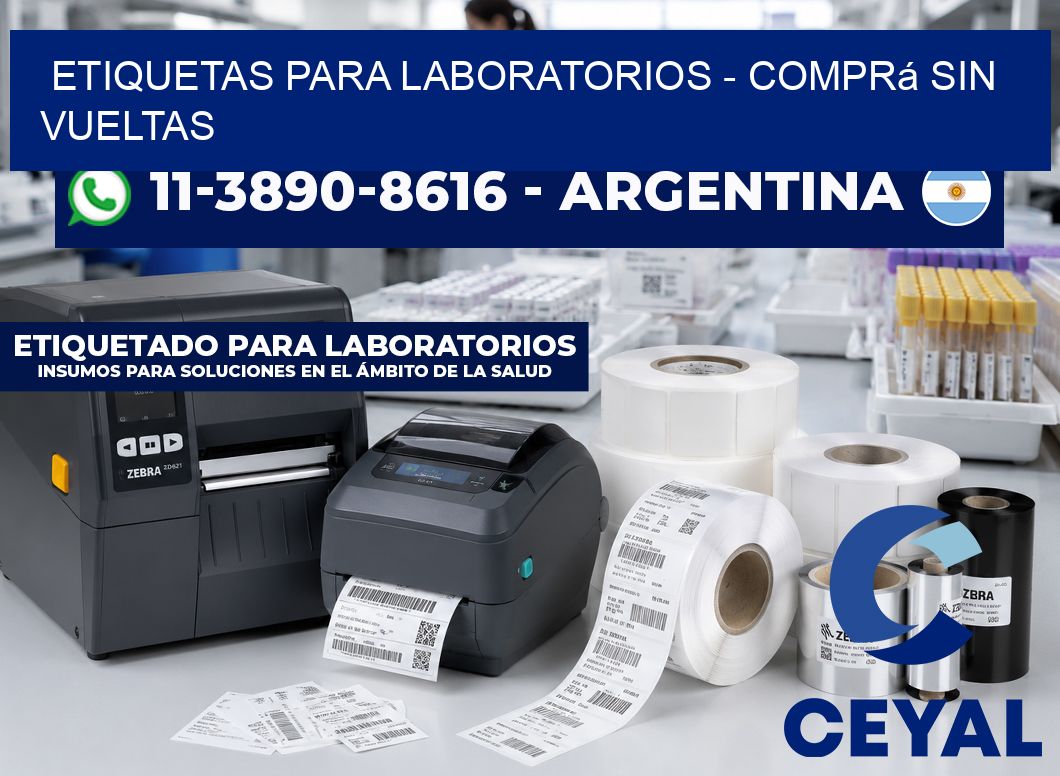 ETIQUETAS PARA LABORATORIOS - Comprá sin vueltas