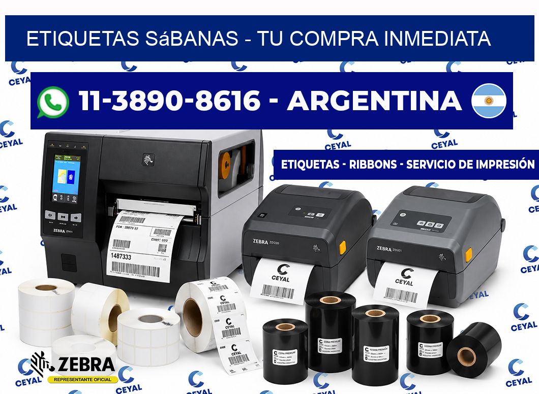 Etiquetas Sábanas - Tu compra inmediata