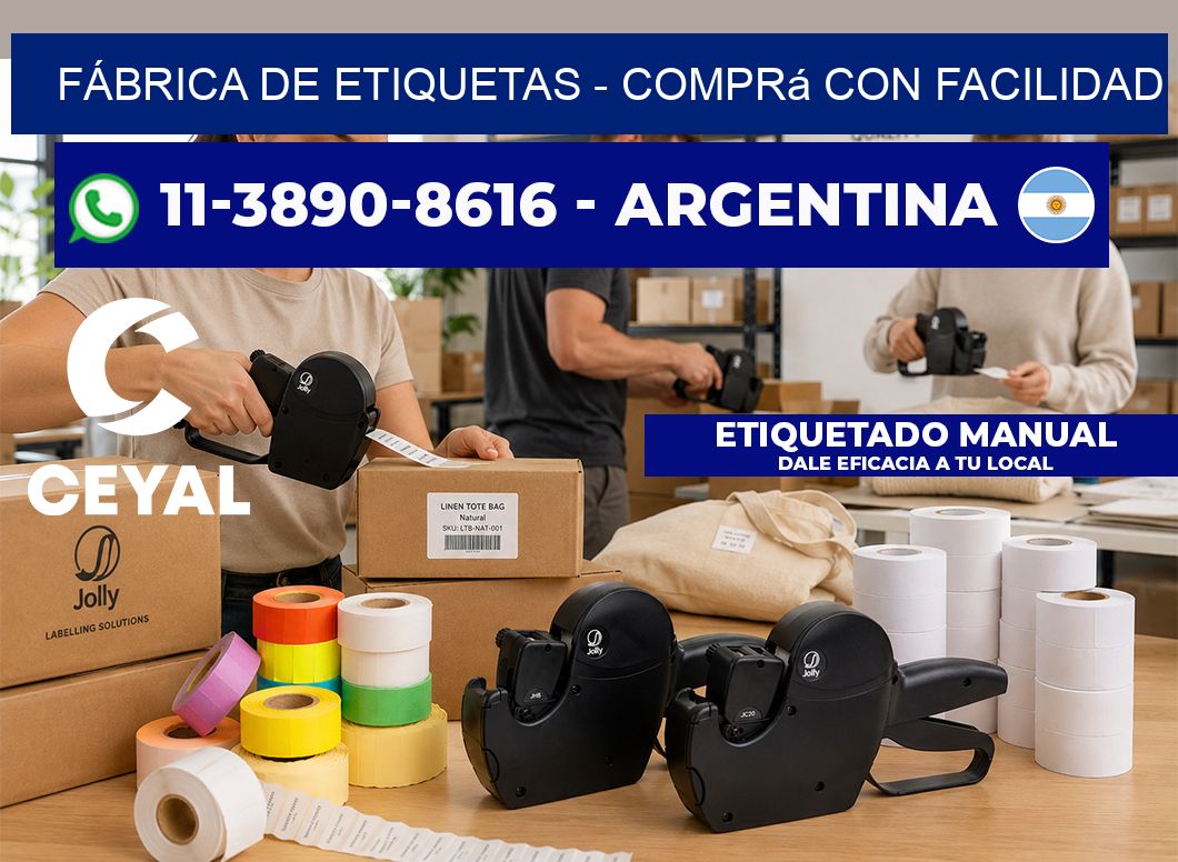 FÁBRICA DE ETIQUETAS - Comprá con facilidad