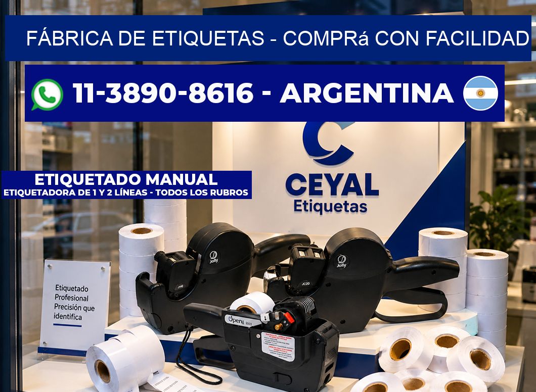 FÁBRICA DE ETIQUETAS - Comprá con facilidad