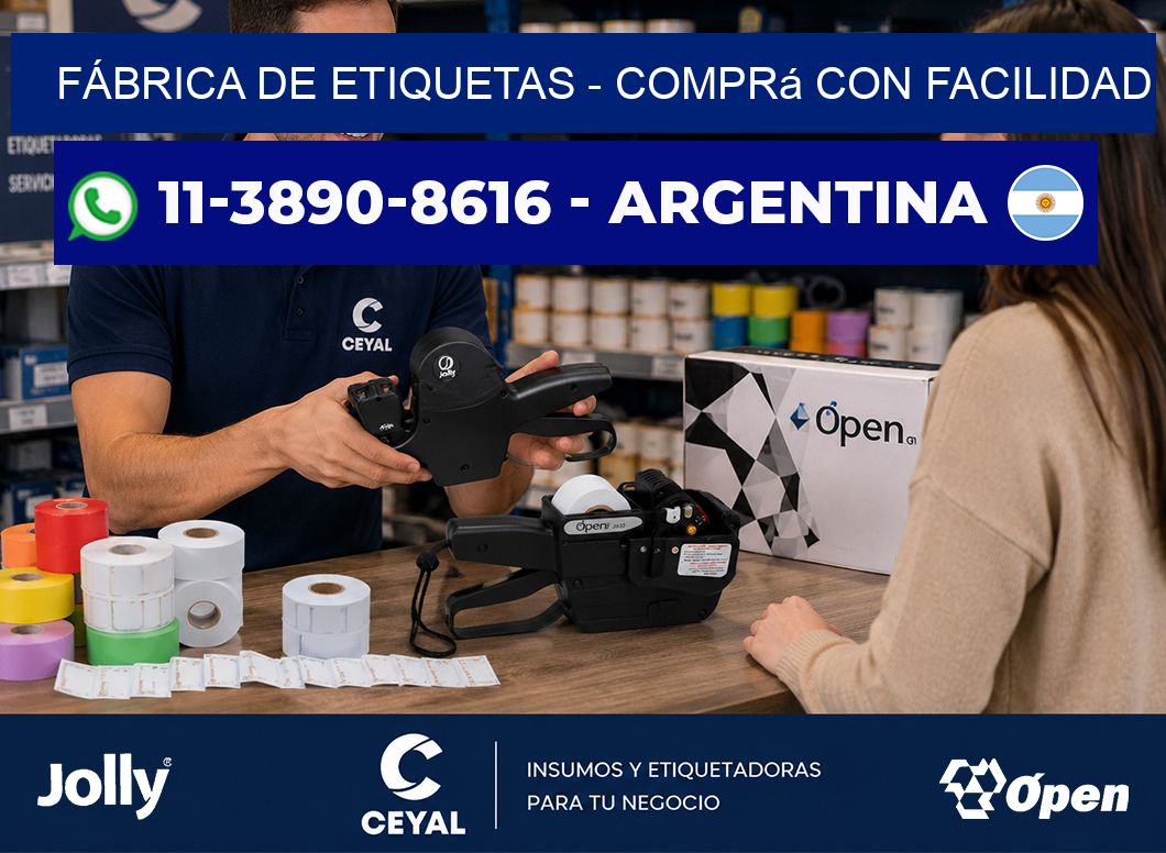 FÁBRICA DE ETIQUETAS - Comprá con facilidad