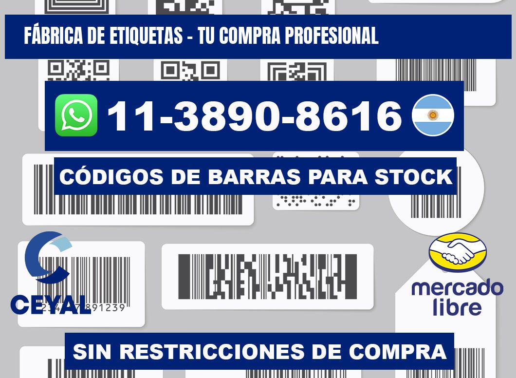 FÁBRICA DE ETIQUETAS - Tu compra profesional