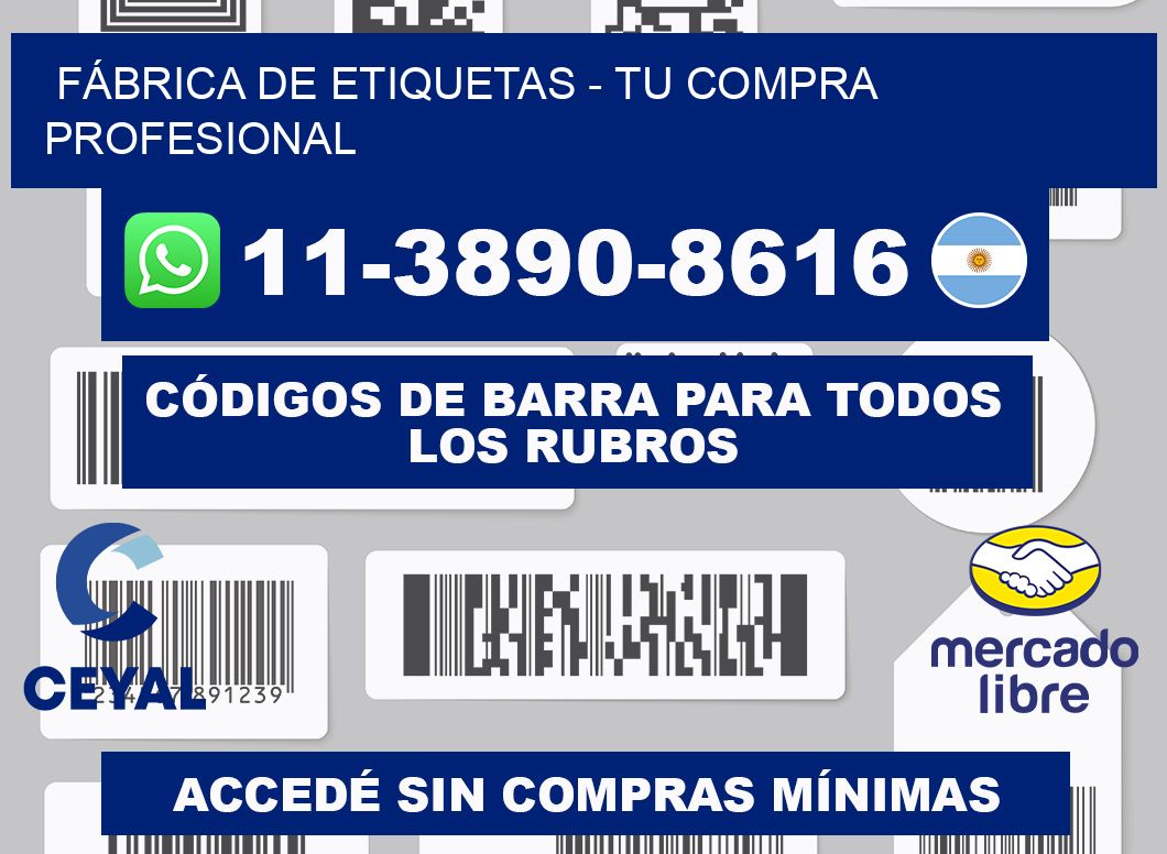 FÁBRICA DE ETIQUETAS - Tu compra profesional
