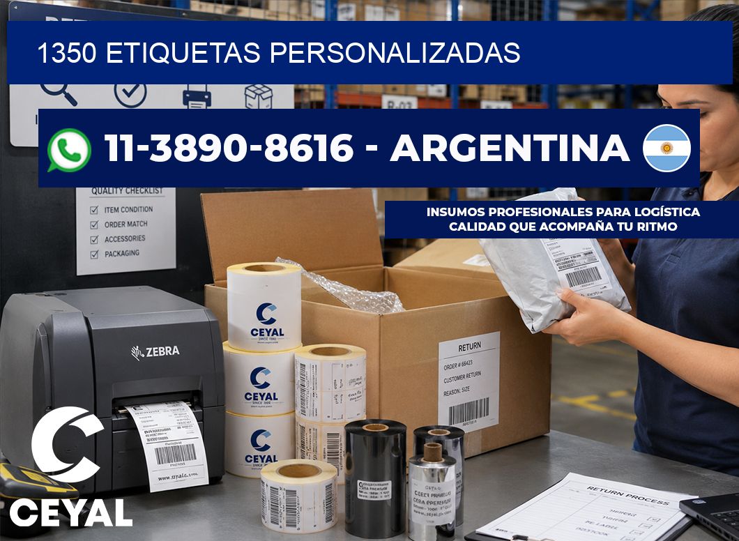 1350 ETIQUETAS PERSONALIZADAS