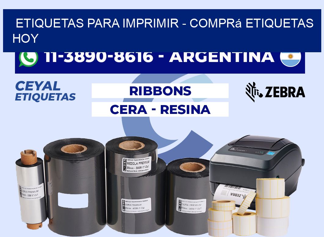 ETIQUETAS PARA IMPRIMIR - Comprá etiquetas hoy