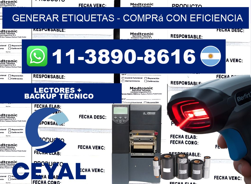 GENERAR ETIQUETAS - Comprá con eficiencia