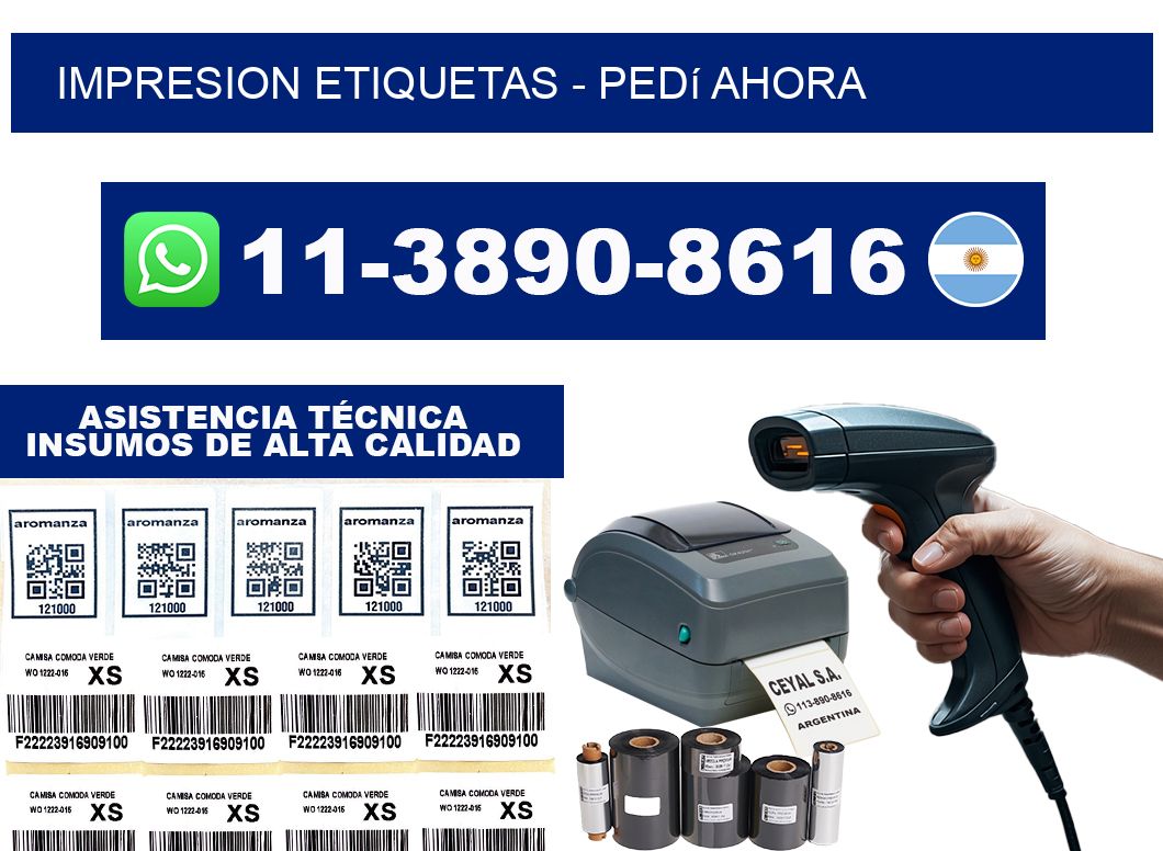 IMPRESION ETIQUETAS - Pedí ahora