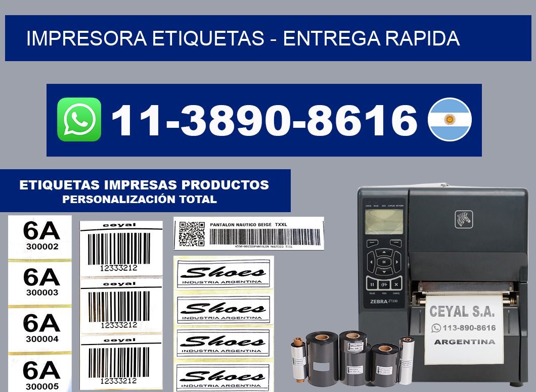 IMPRESORA ETIQUETAS - entrega rapida