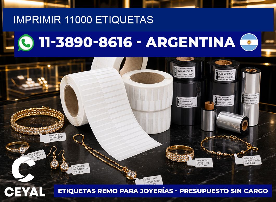 IMPRIMIR 11000 ETIQUETAS