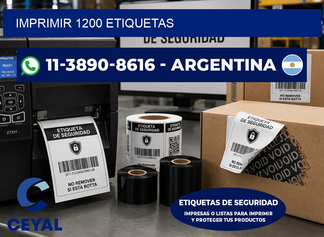 IMPRIMIR 1200 ETIQUETAS