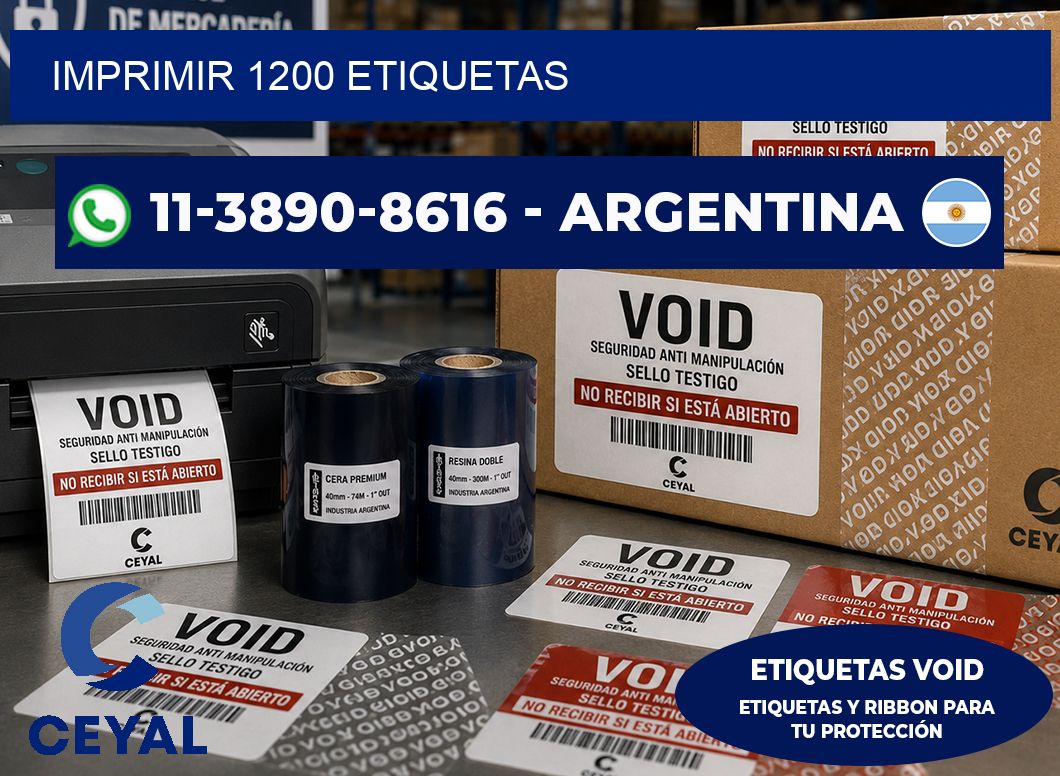 IMPRIMIR 1200 ETIQUETAS