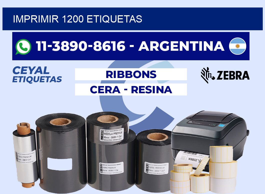 IMPRIMIR 1200 ETIQUETAS