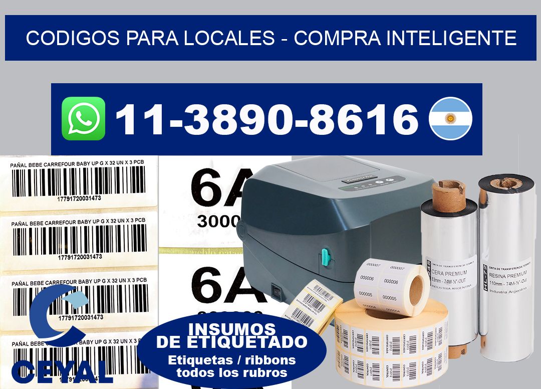 Codigos para locales - Compra inteligente