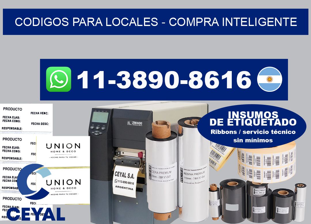Codigos para locales - Compra inteligente