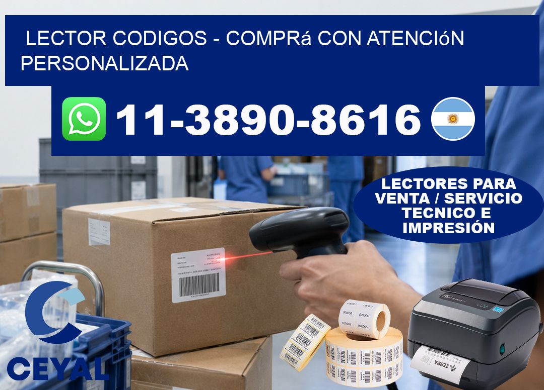 LECTOR CODIGOS - Comprá con atención personalizada