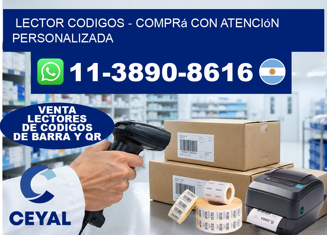 LECTOR CODIGOS - Comprá con atención personalizada