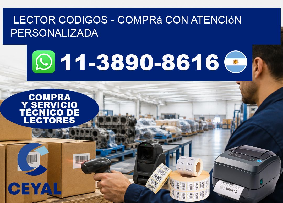 LECTOR CODIGOS - Comprá con atención personalizada